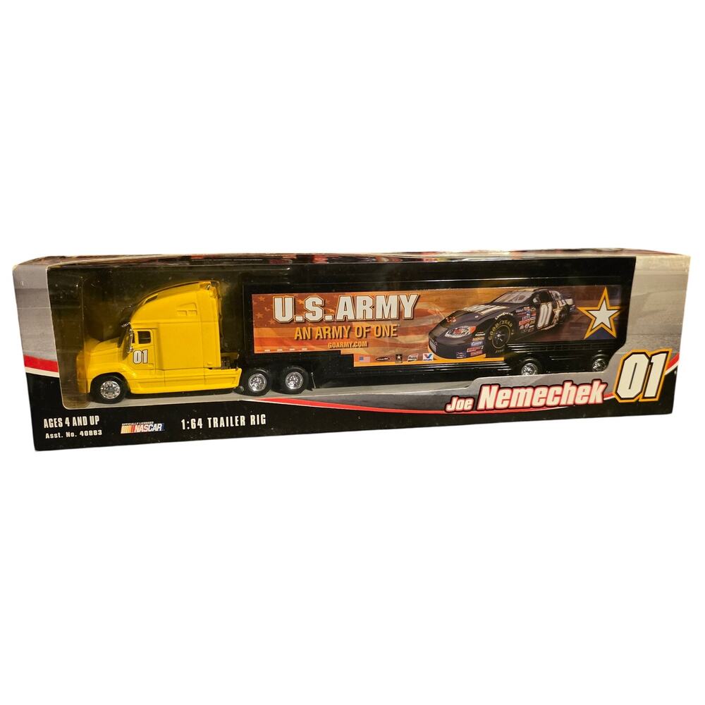 Joe Nemechek #01 US Army 2006 Winner's Circle 1:64 Trailer Rig Hauler